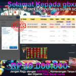 BUKTI JACKPOT SLOT GATES OF OLYMPUS SUPER SCATTER TERPERCAYA DI INDONESIA TGL 20-07-2025
